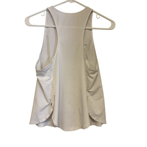 Set of Two(2) Lululemon Lightweight Stretch Run Tanks White/ Rust - Picture 3 of 8